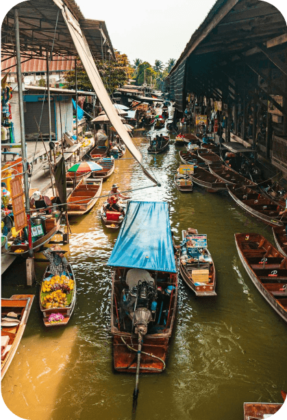 2-hour canal cruise in a traditional longtail boat