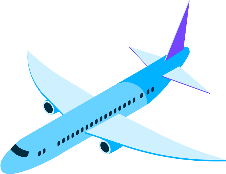 Plane illustration.
